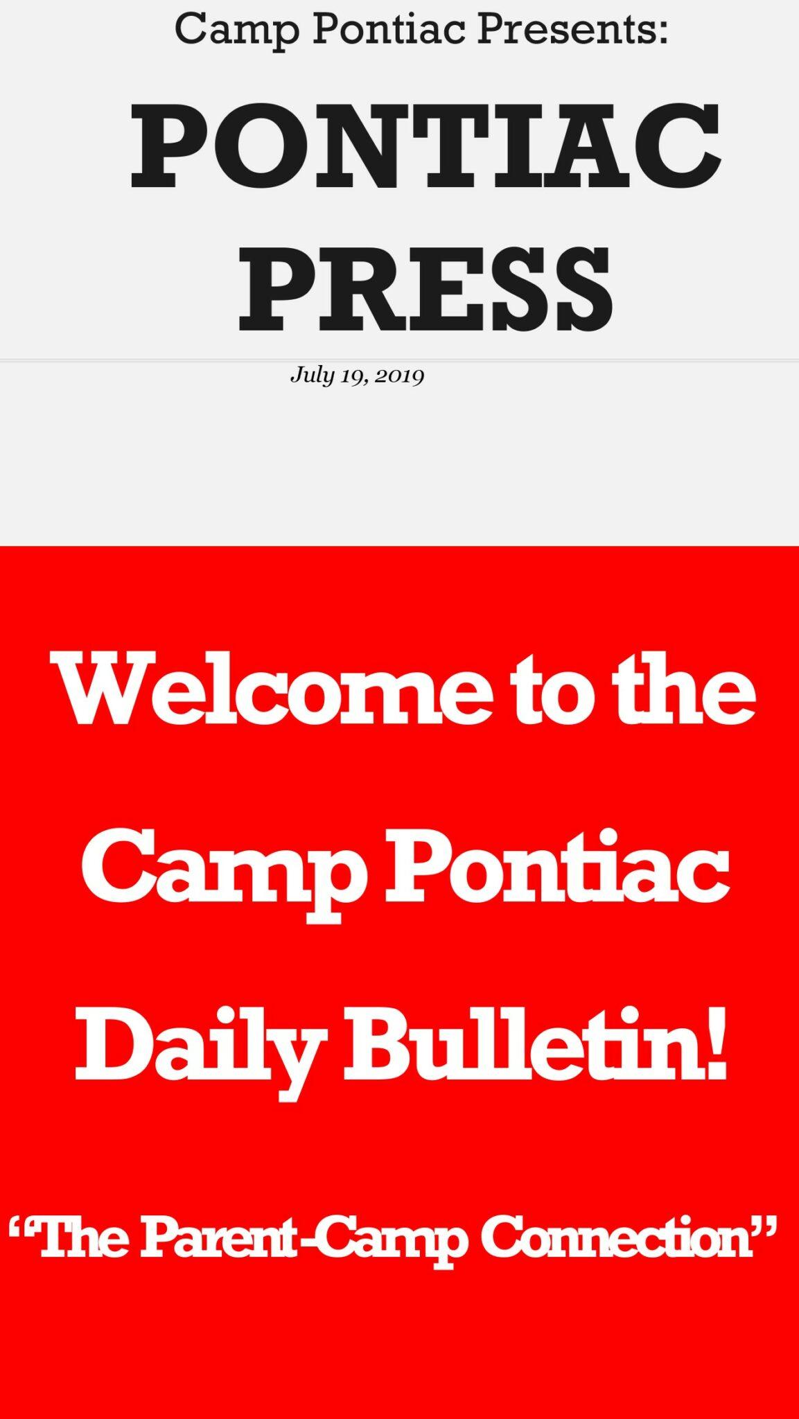 Camp Pontiac Day 24 1