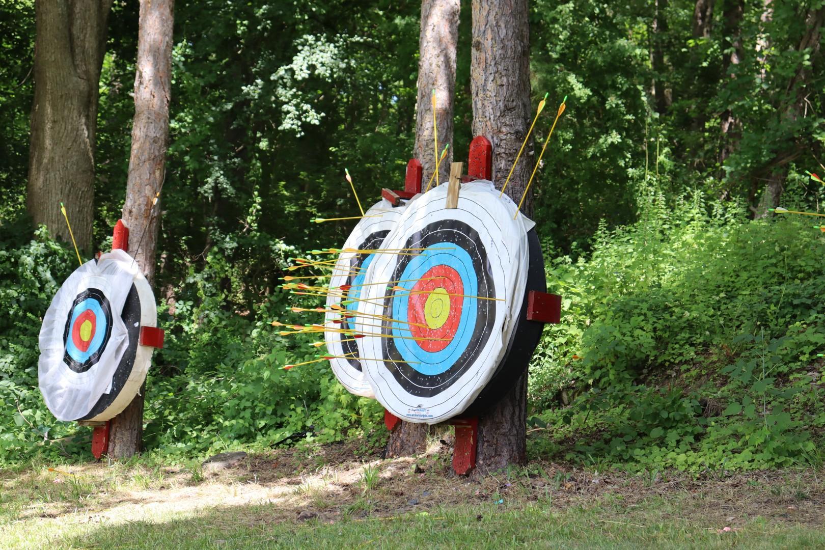 Archery ranges Camp Pontiac