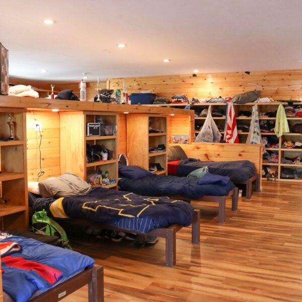 Cabin beds and storage