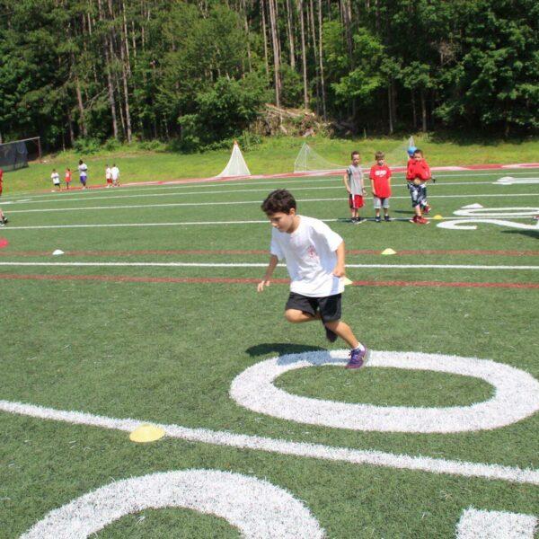 Football at Camp Pontiac