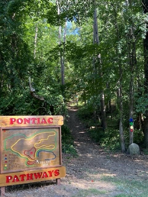 Pontiac campers are invited to become one with nature and enjoy the 5.4KM of running and hiking we have on the property.