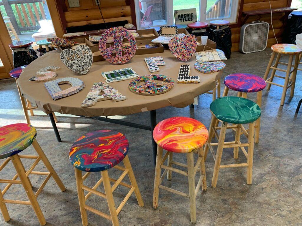 Arts and Crafts at Camp Pontiac