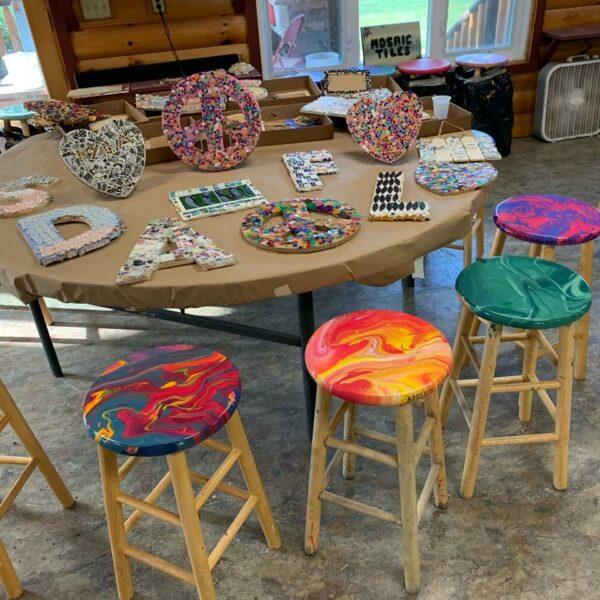 Arts and Crafts at Camp Pontiac