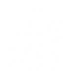 Icon showing horseback riding at Camp Pontiac.