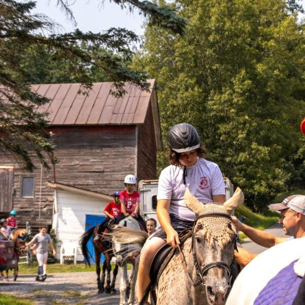 Camp Pontiac Horseback Riding Campers